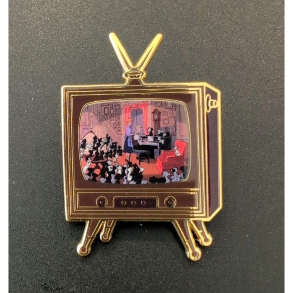 Disney 101 Dalmatians TV Scenes Blind Box Pin - Family Piano Scene